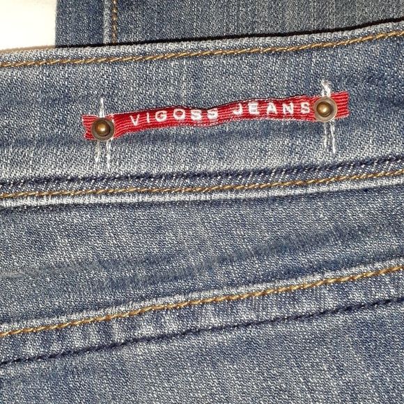 Vigoss Milan Flap Pocket Bootcut Jeans Satin Waist - Picture 8 of 9